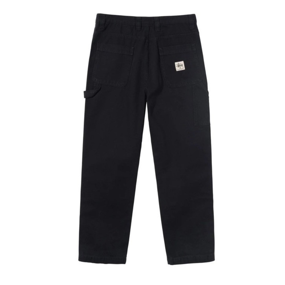 NWOT STUSSY‎ Double Knee Work Pant Black Canvas Men's 34x31